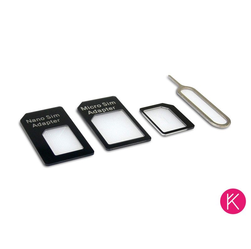 Set de Adaptadores (3 en 1) Micro SIM y Nano SIM - Klicfon