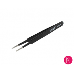 Pinza Recta Antiestática Vetus ESD-13 (Redonda 115mm)
