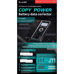 Flex Tag-On Copy Batería iPhone 11 Pro Max Qianli Escritura - Klicfon
