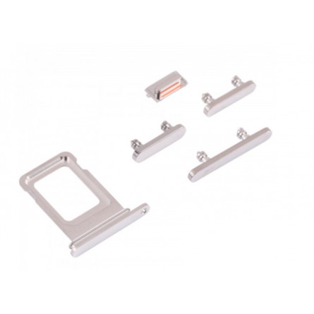 Set Botones Laterales y Bandeja SIM iPhone 13 Pro (Single) - Klicfon