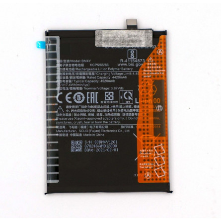 Batería Xiaomi Poco F3, Mi 11i, Mi 11X Pro (Original) BM4Y - Klicfon