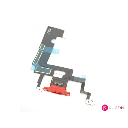Flex Conector Carga iPhone XR A2105, A1984 (OEM Desmontaje)- Klicfon