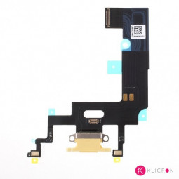 Flex Conector Carga iPhone XR A2105, A1984 (OEM Desmontaje)- Klicfon