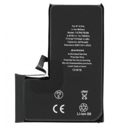 Batería iPhone 15 Pro A2848, A3101, A3102 (ZY Alta Calidad) - Klicfon