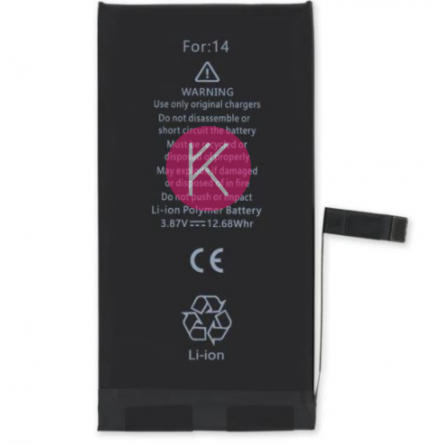 Batería iPhone 14 A2882, A2649 (ZY) (Sin Flex) - Klicfon