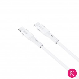 Cable con Conector Tipo-C a Tipo-C (1 metro) (60W) - Klicfon