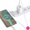 Cable con Conector Tipo-C a Tipo-C (1 metro) (60W) - Klicfon