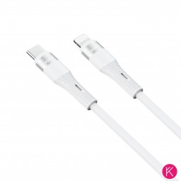 Cable con Conector Tipo-C a Lightning (2 metros) (20W) para iPhone, iPad - Klicfon