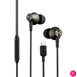 Auriculares In-Ear Lightning, con Control de Volumen y Micrófono - Klicfon