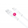 Cable Lightning a USB A - 1m Blanco - Carga Rápida 15W - Klicfon