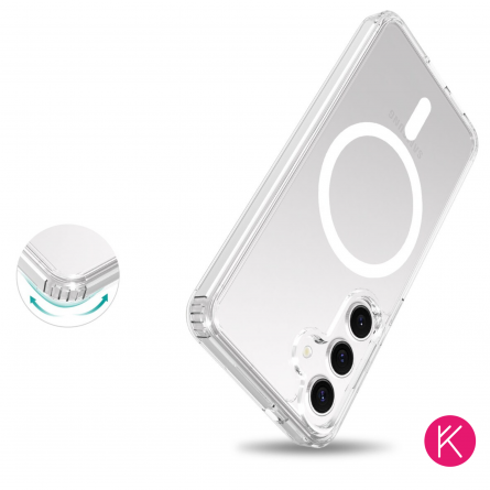 Funda Transparente MagSafe | Samsung S24-S25 | TPU y PC