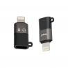 Adaptador con Conector Lightning a Tipo-C para Conexión de Audio y Carga - Klicfon