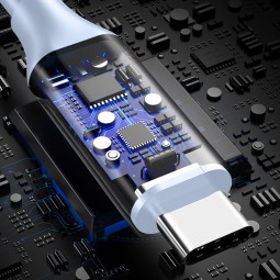 Cable con Conector Tipo-C a Tipo-C (60W) 1 metro - Klicfon