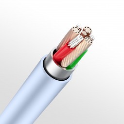 Cable con Conector Tipo-C a Tipo-C (60W) 1 metro - Klicfon