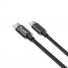 Cable con Conector Tipo-C a Tipo-C (60W) 1 metro - Klicfon