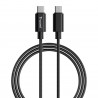 Cable con Conector Tipo-C a Tipo-C (60W) 1 metro - Klicfon