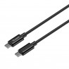 Cable con Conector Tipo-C a Tipo-C (60W) 1 metro - Klicfon