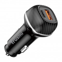 Cabezal de Carga para Coche con 2 Puertos: Tipo-C y USB-A - Klicfon