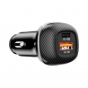 Cabezal de Carga para Coche con 2 Puertos: Tipo-C y USB-A - Klicfon