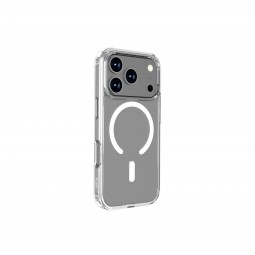 Funda transparente con carga inalámbrica magnética Magsafe iPhone 17 Pro A3523, A3256, A3522, A3524 (TPU + PC) - Klicfon