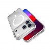 Funda transparente con carga inalámbrica magnética Magsafe iPhone 17 Pro Max A3526, A3257, A3525, A3527 (TPU + PC) - Klicfon