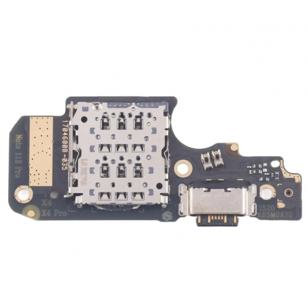 Placa Auxiliar con Conector de Carga Xiaomi Poco X4 Pro 5G 2201116PG (OEM) - Klicfon