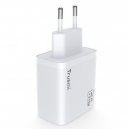 Cabezal de carga Rápida GaN 3 Puertos: Tipo-C + Lightning + USB-A (65W) - Klicfon