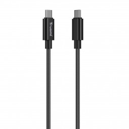 Cable con Conector Tipo-C a Tipo-C (0,20cm) (60W) - Klicfon