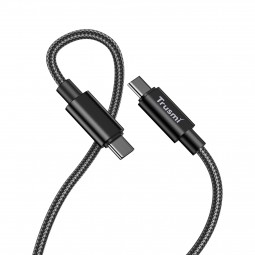 Cable con Conector Tipo-C a Tipo-C (0,20cm) (60W) - Klicfon