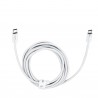 Cable con Conector Tipo-C a Tipo-C (2 metros) de Tela (60W) - Klicfon