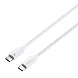Cable con Conector Tipo-C a Tipo-C (2 metros) de Tela (60W) - Klicfon