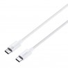 Cable con Conector Tipo-C a Tipo-C (2 metros) de Tela (60W) - Klicfon