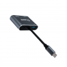 Estación HUB, con Conexión HDMI, VGA, USB y Tipo-C (4 en 1) - Klicfon