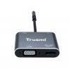 Estación HUB, con Conexión HDMI, VGA, USB y Tipo-C (4 en 1) - Klicfon