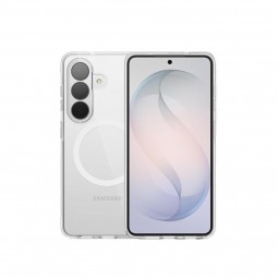 Funda transparente con carga inalámbrica magnética Magsafe Samsung S26 Plus S947B (TPU + PC) - Klicfon