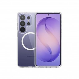 Funda transparente con carga inalámbrica magnética Magsafe Samsung S26 Ultra S948B (TPU + PC) - Klicfon