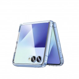 Funda transparente con carga inalámbrica magnética Magsafe Samsung Z Flip 7 F766B (TPU + PC) - Klicfon