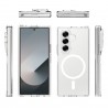Funda transparente con carga inalámbrica magnética Magsafe Samsung Z Fold  7 F966B (TPU + PC) - Klicfon