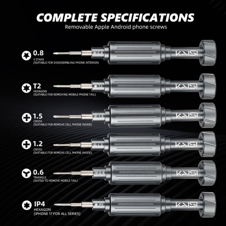 Kit de 6 Destornilladores - Klicfon
